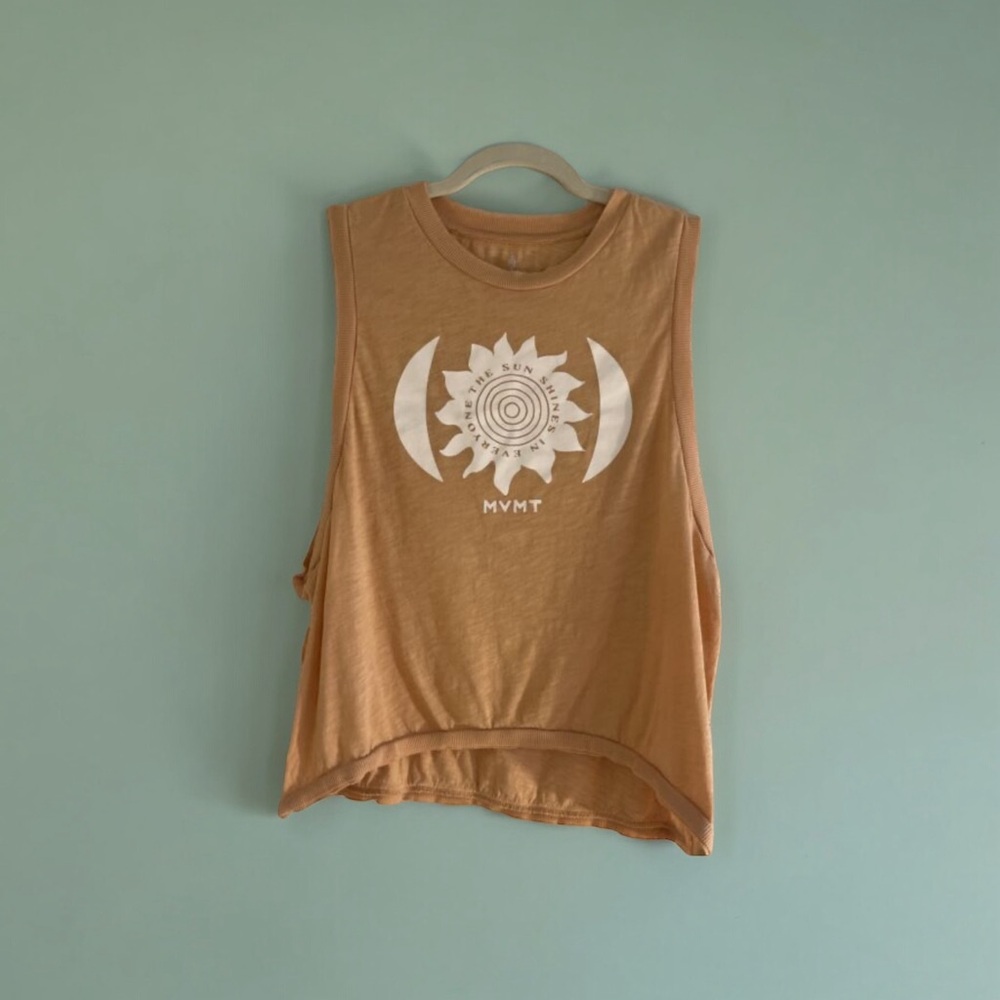 NWOT Free People “The Sun Shines In Everyone” Love Tank